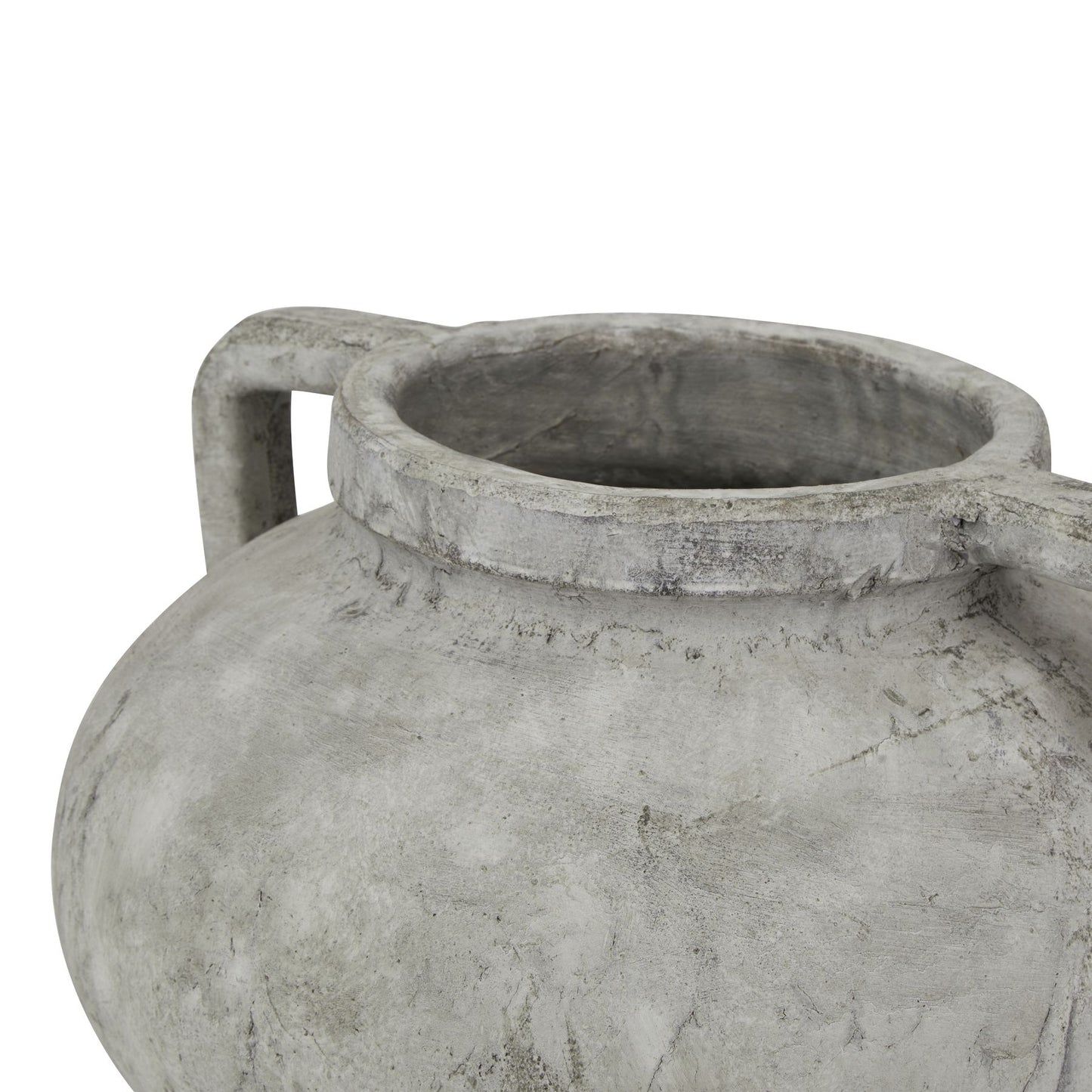 Stone Look Ceramic Pelike Pot Vase (Large)