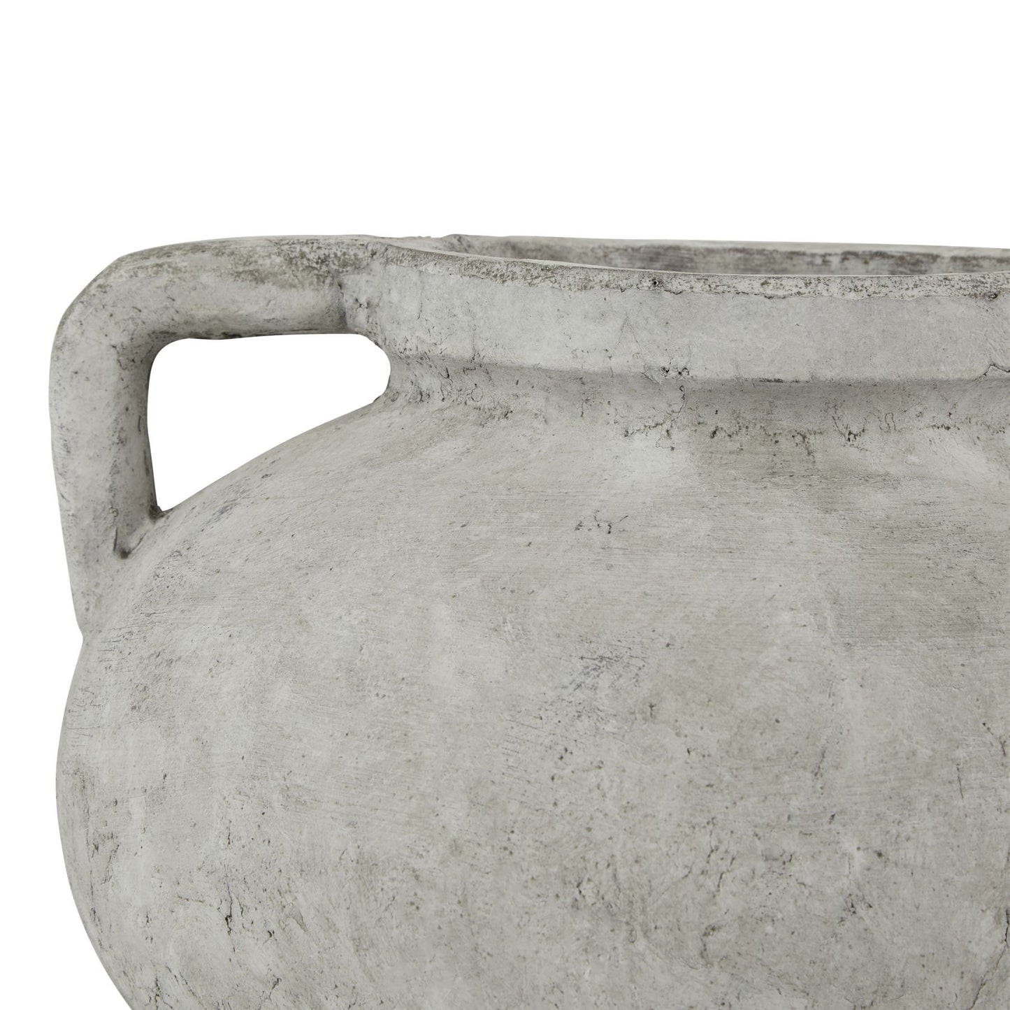 Stone Look Ceramic Pelike Pot Vase