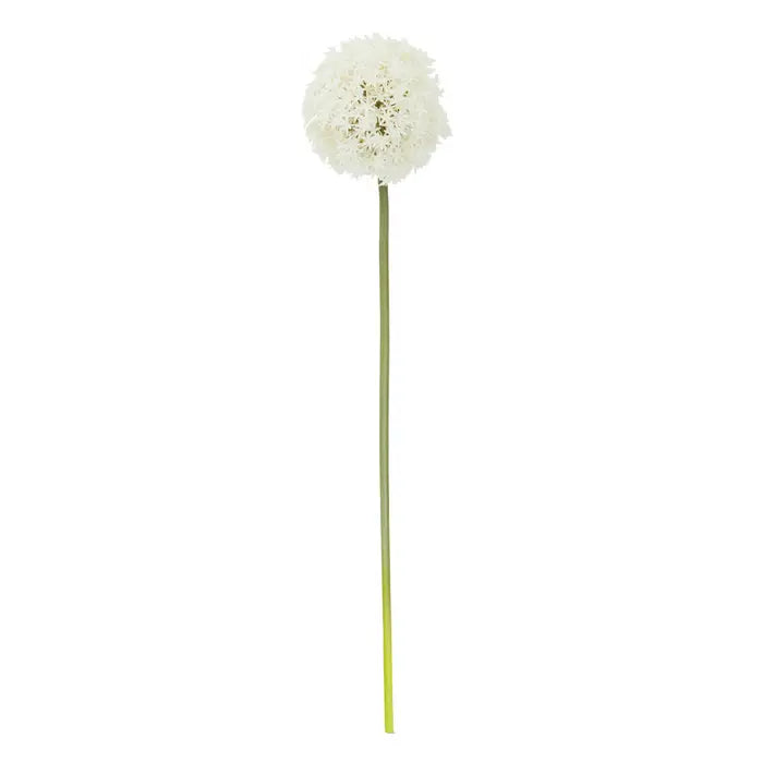 Ivory Allium Artificial Flower Stem