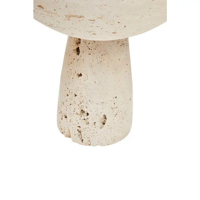 Travertine Pedestal Bowl