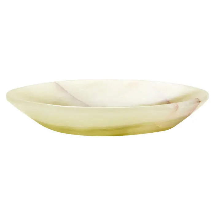 Small Green Onyx Oval Dish