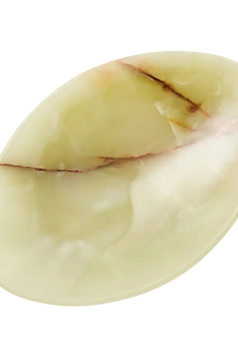 Small Green Onyx Oval Dish