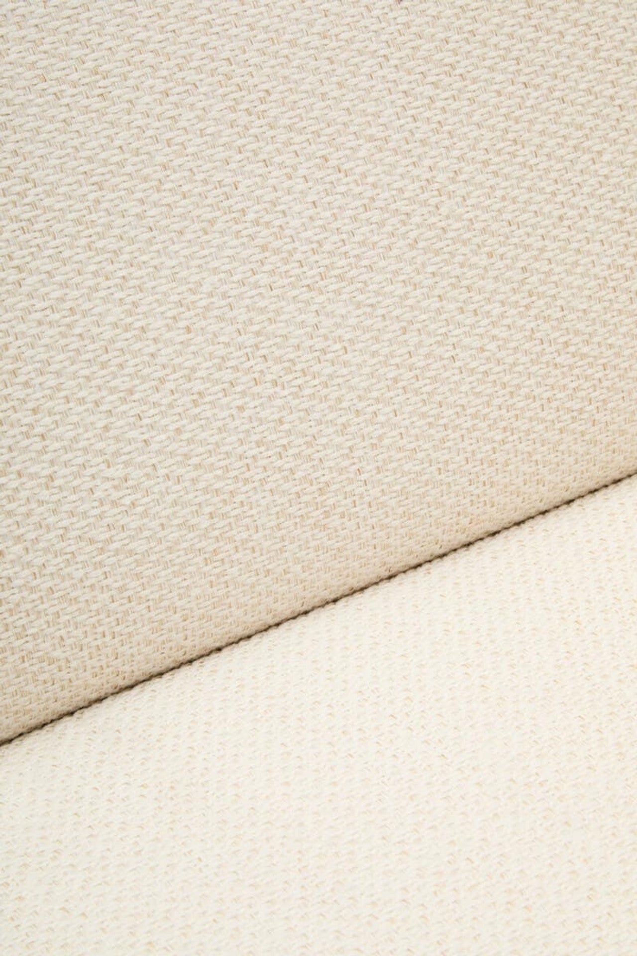 Cream Linen 3 Seater Sofa