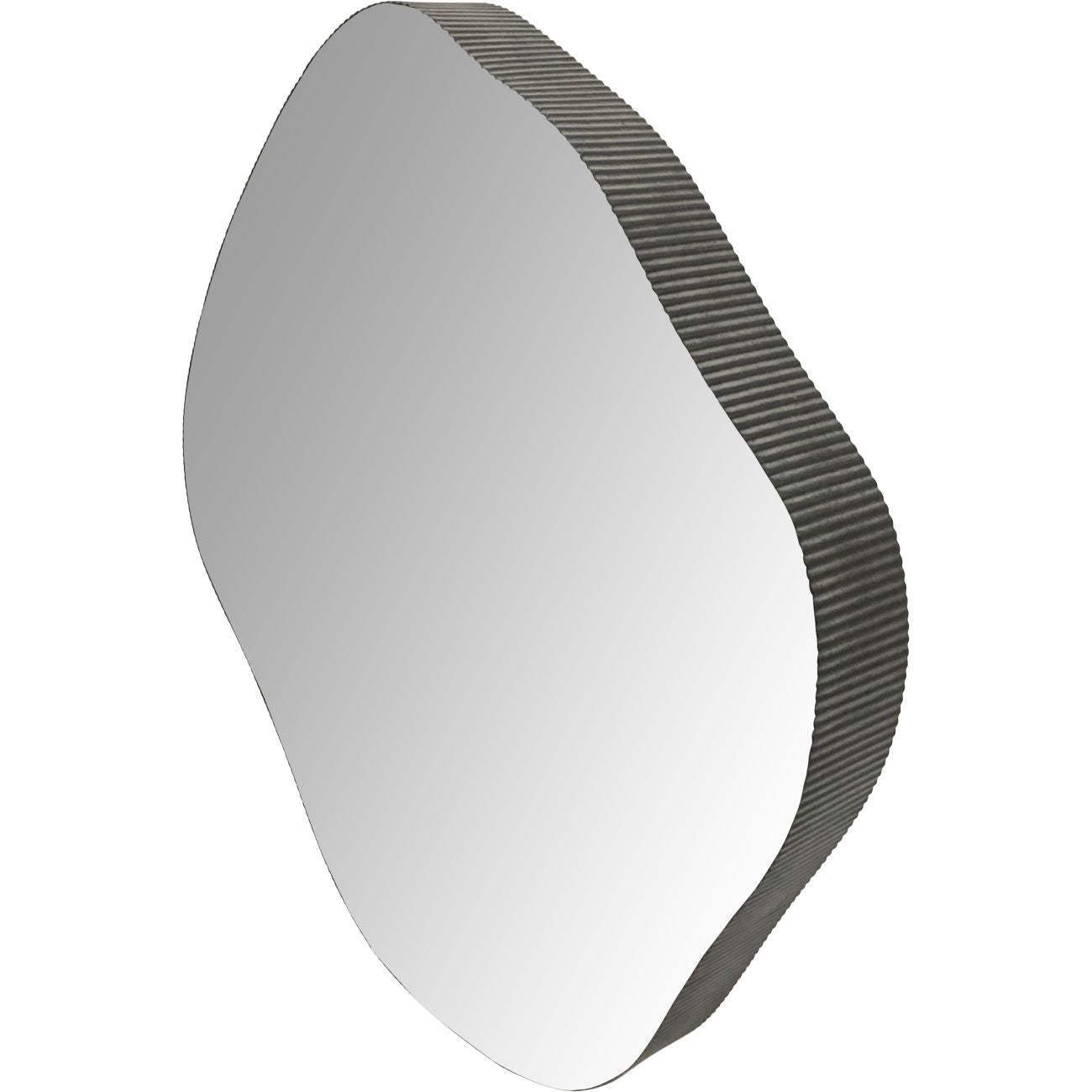 Corrugated Metal Framed Mirror | Small