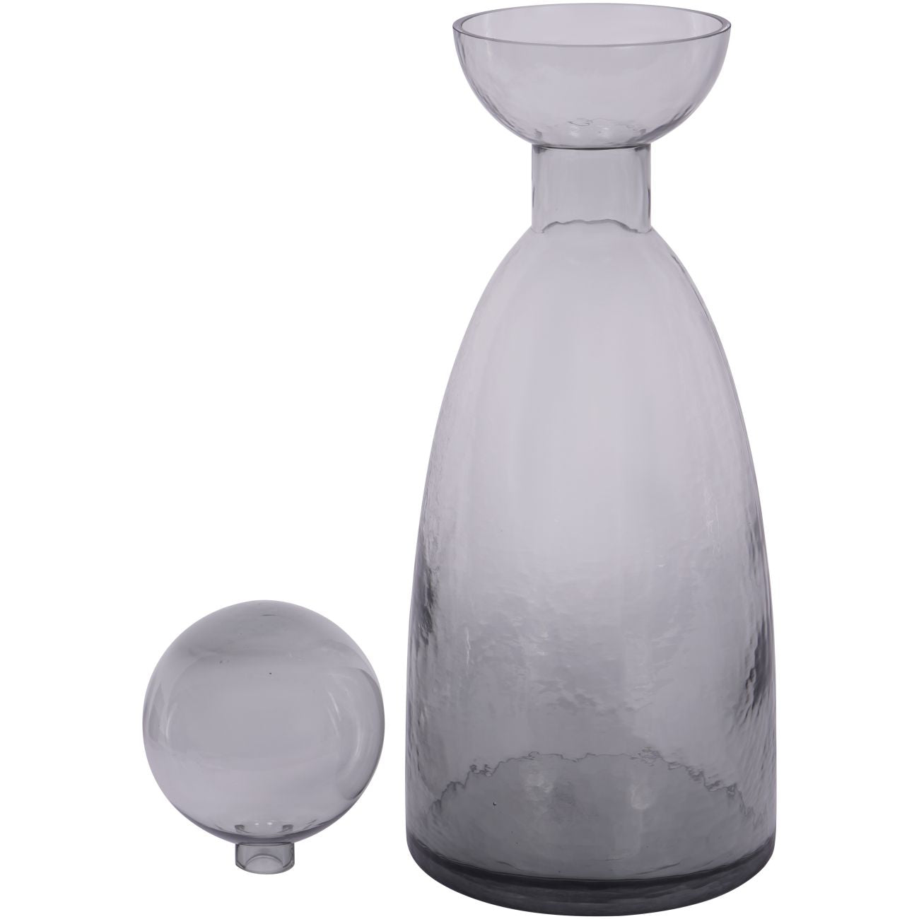 Smoked Glass Bottle Vase | Large