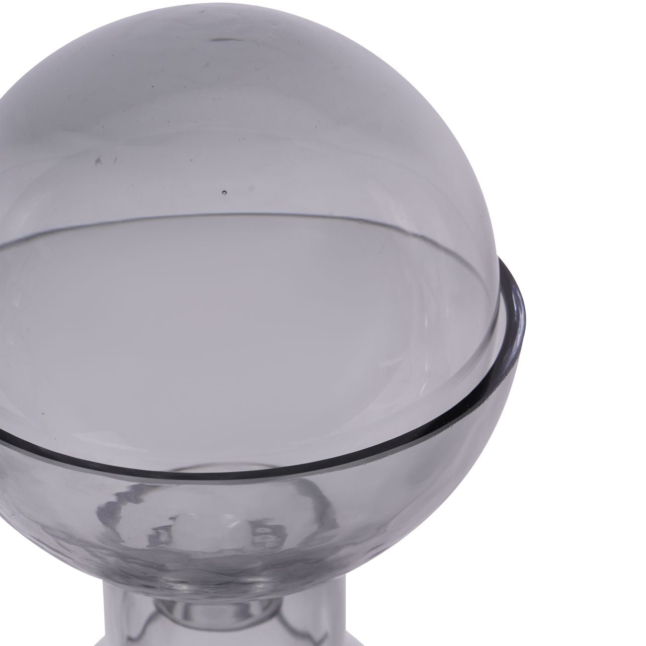 Smoked Glass Bottle Vase | Large