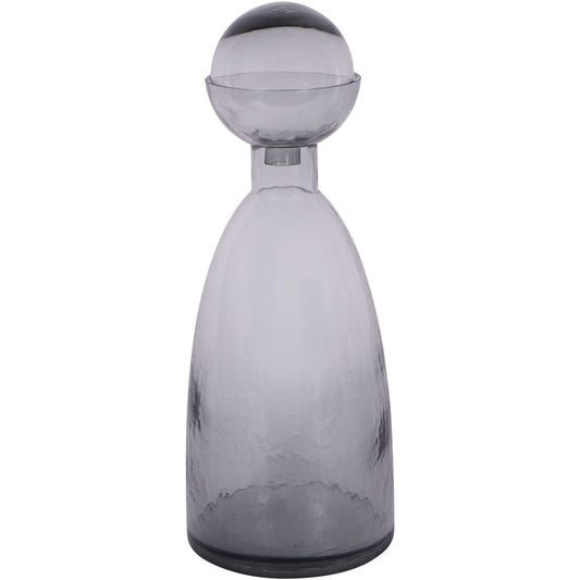 Smoked Glass Bottle Vase | Large