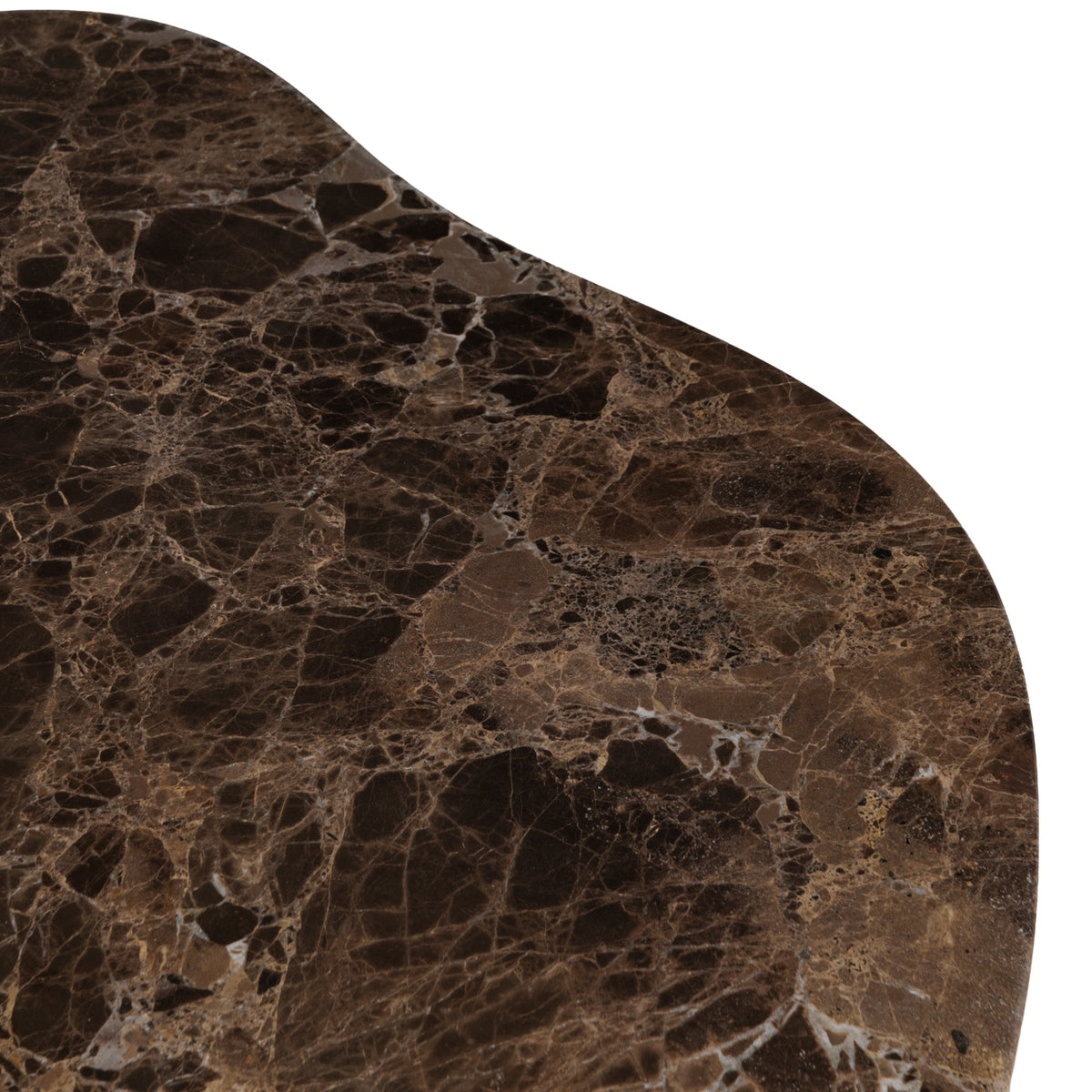 Marble & Glass Gold Coffee Table Set