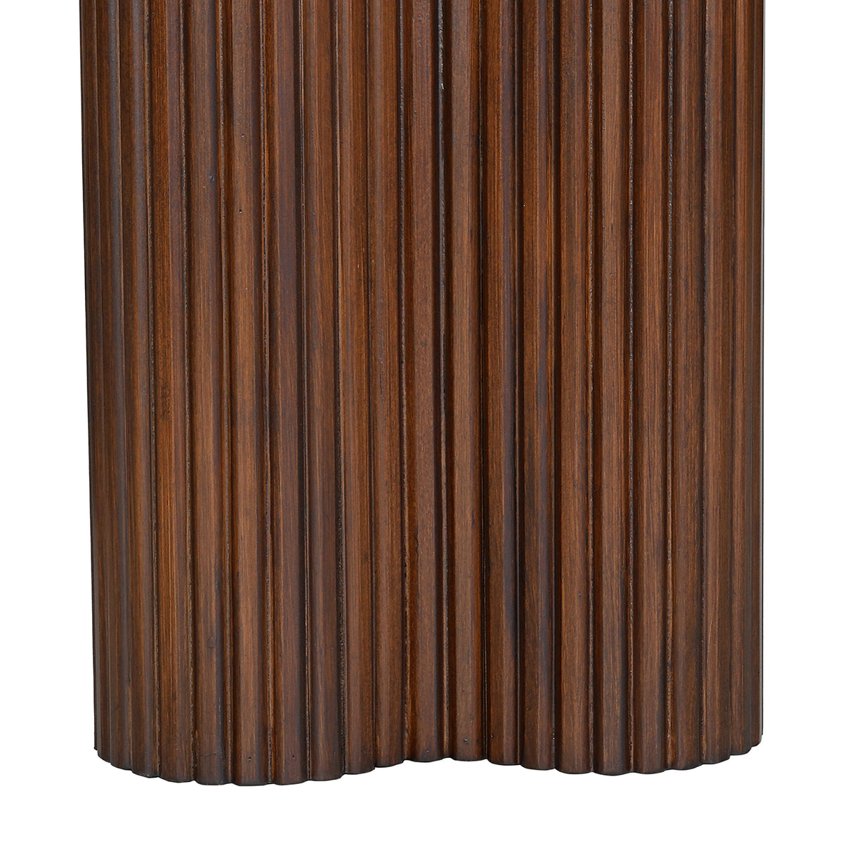 Wood Console with Marble Top