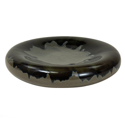 Blue Reactive Glaze Stoneware Bowl | Large