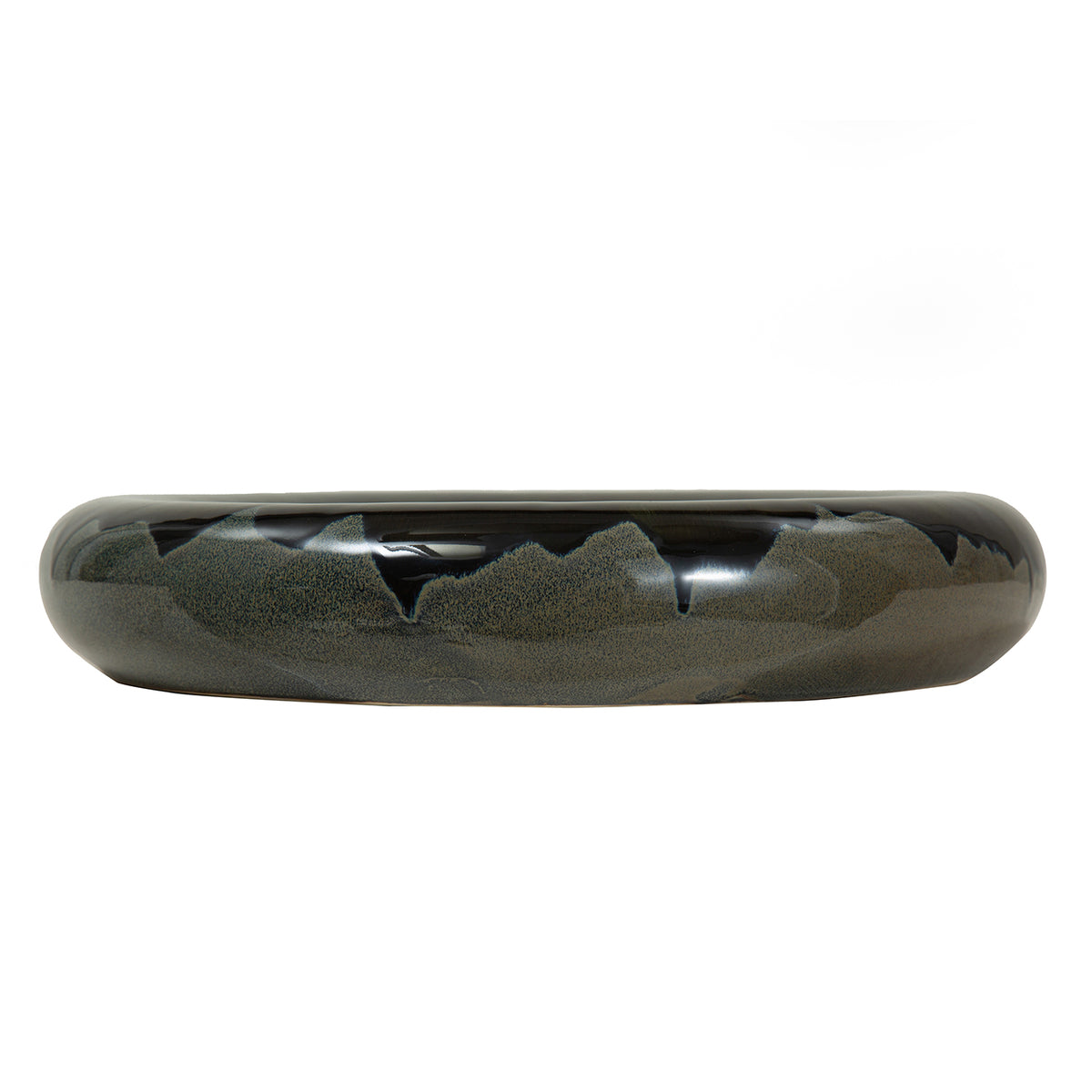 Blue Reactive Glaze Stoneware Bowl | Large