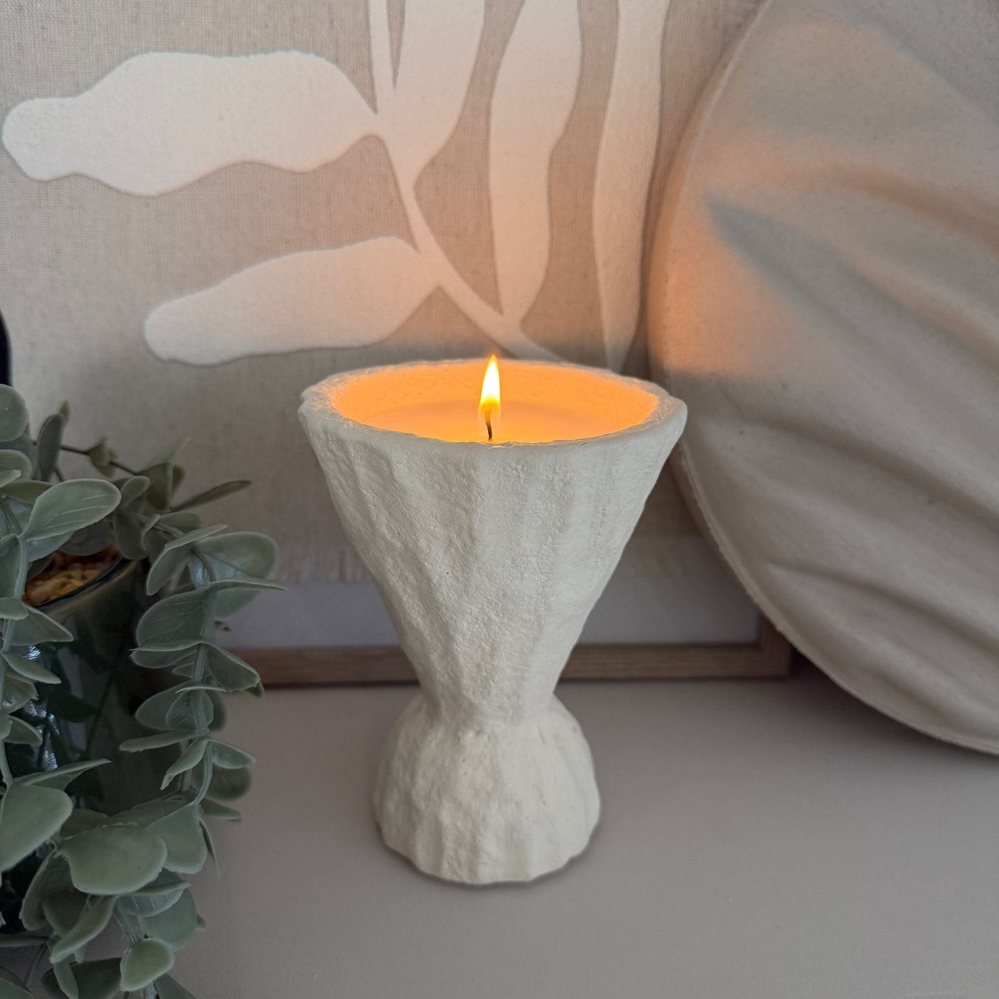 Small Concrete Scented Candle