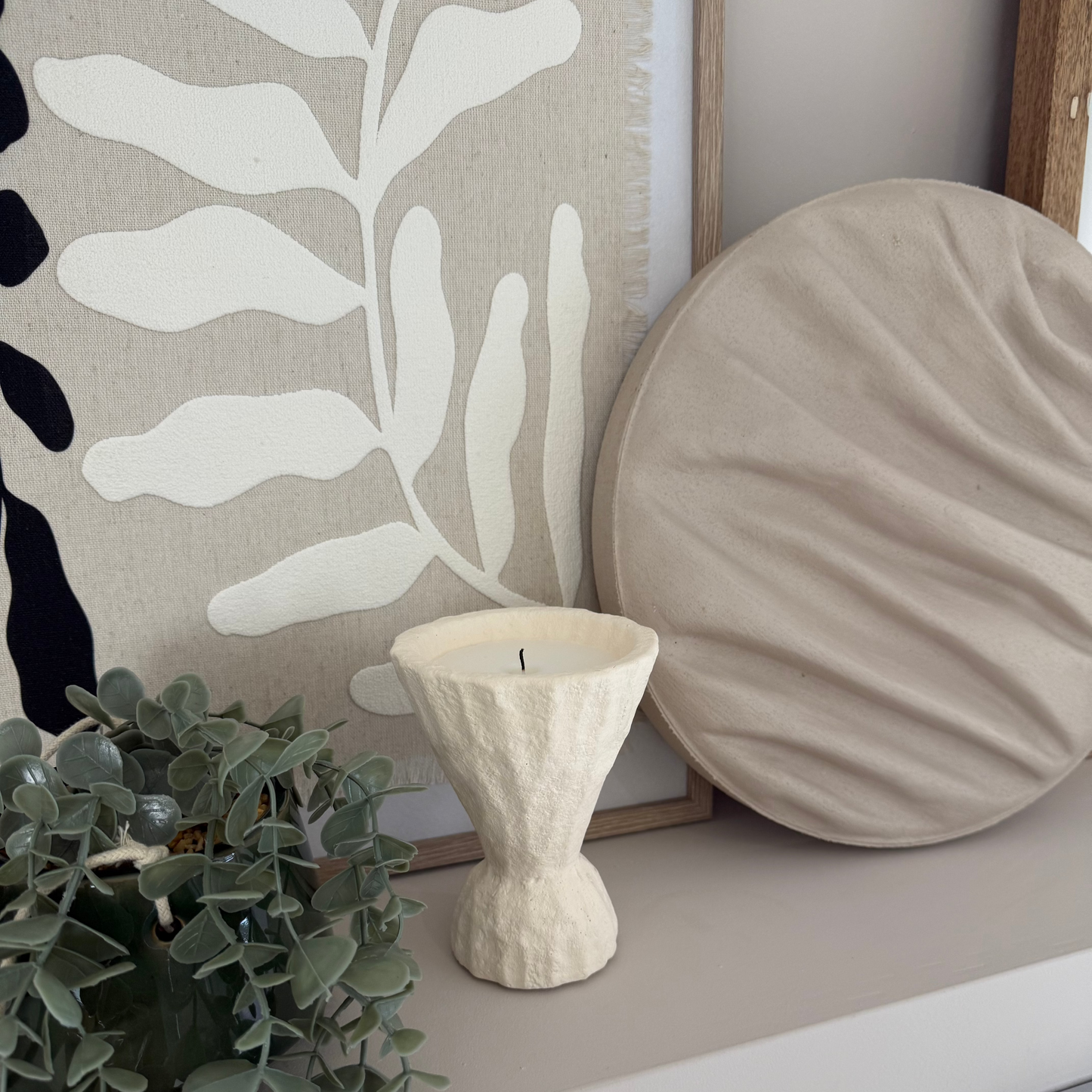Small Concrete Scented Candle