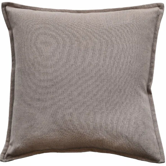 Small Taupe Decorative Cushion