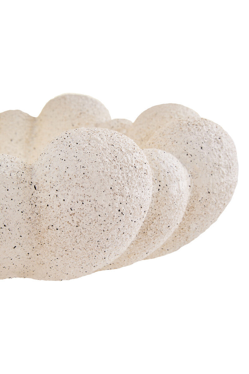 Cream Bubble Design Bowl