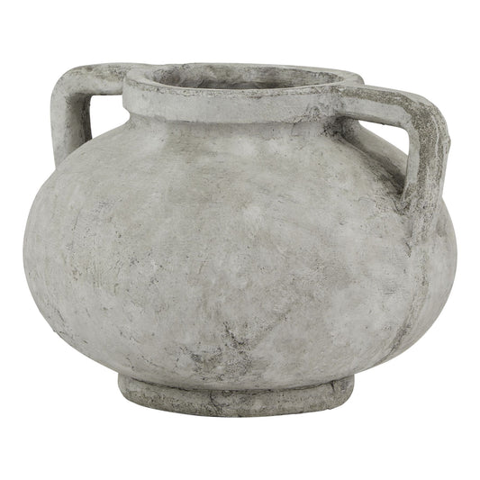 Stone Look Ceramic Pelike Pot Vase