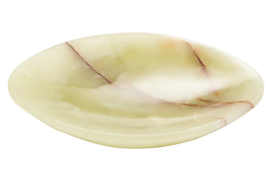 Small Green Onyx Oval Dish