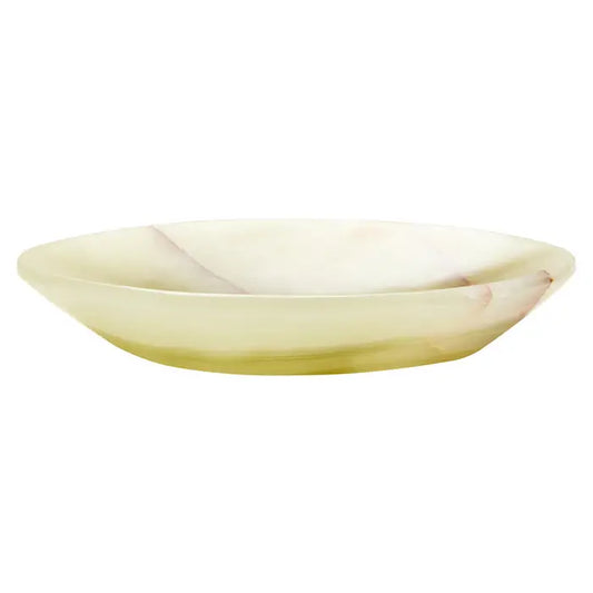 Small Green Onyx Oval Dish