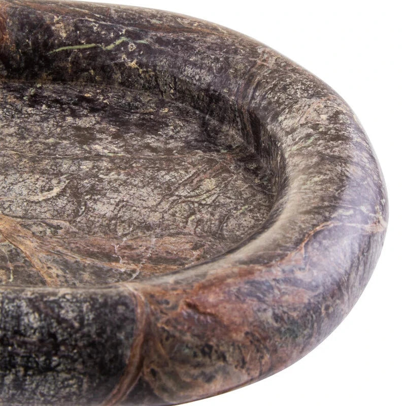Dark Forest Green Marble Decorative Tray