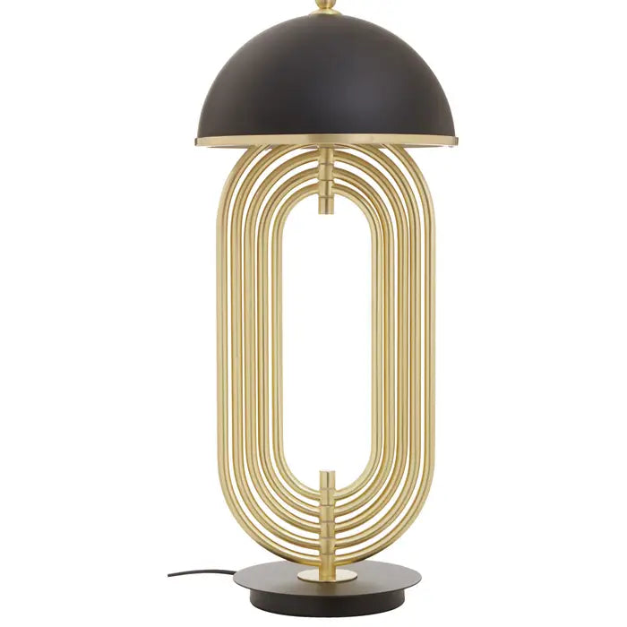Gold & Black Metal Table Lamp