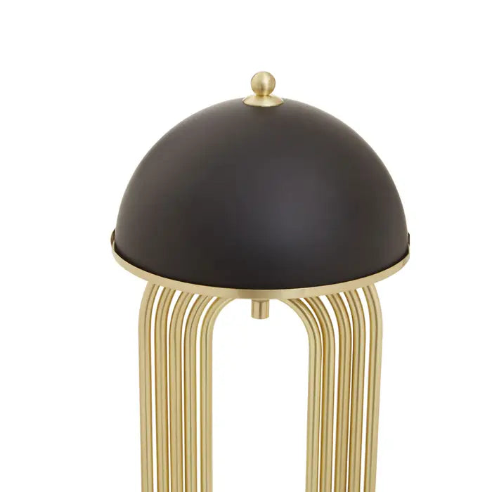 Gold & Black Metal Table Lamp