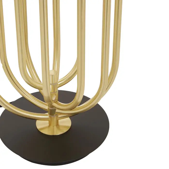 Gold & Black Metal Table Lamp