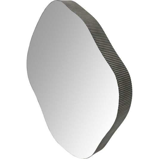 Corrugated Metal Framed Mirror | Small