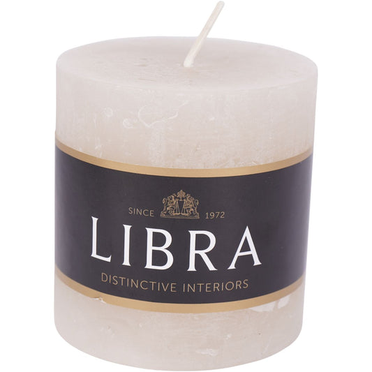 Natural Rustica Pillar Candle | Small 7x7cm