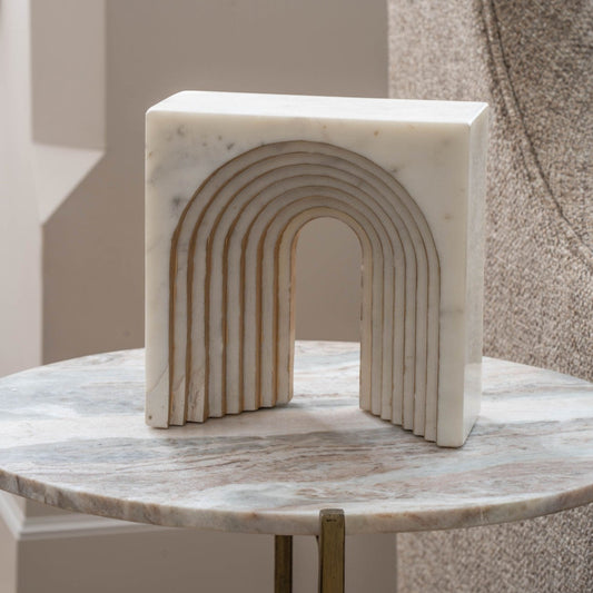White Marble Decorative Ornament Sculpture