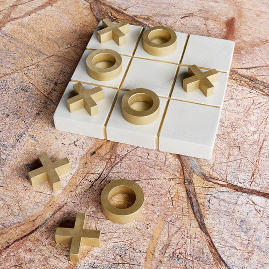 Concrete Noughts & Crosses Coffee Table Game