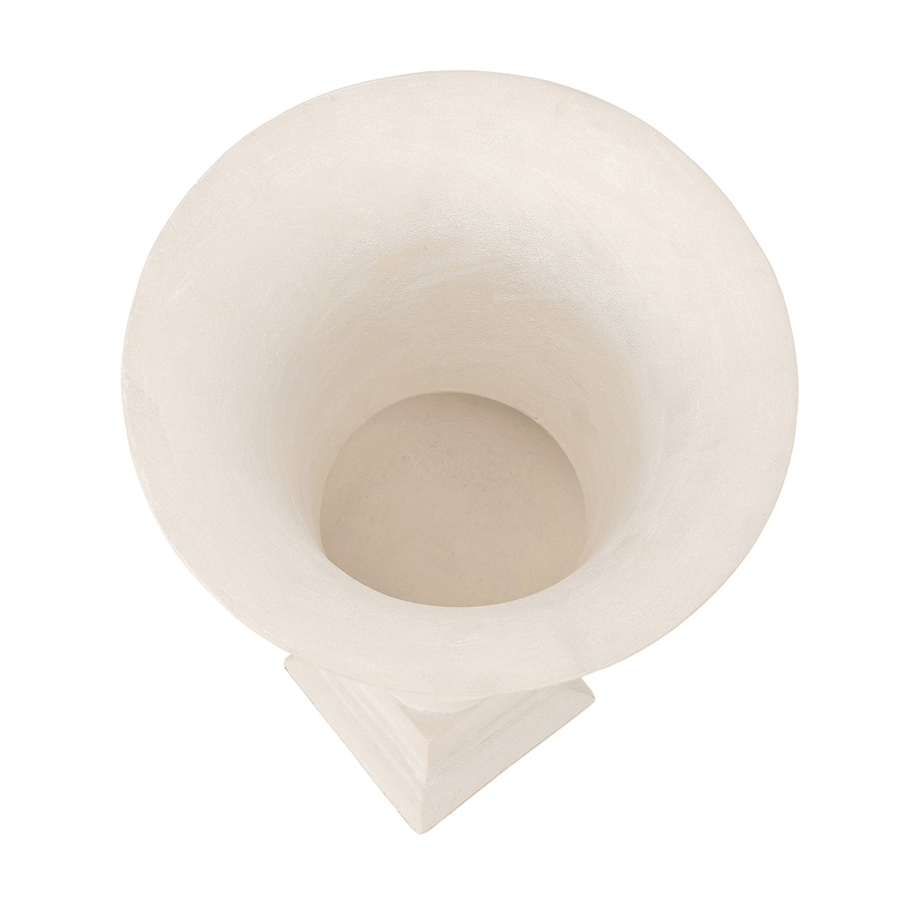 Neutral Stone Textured Tall Urn Vase | Medium
