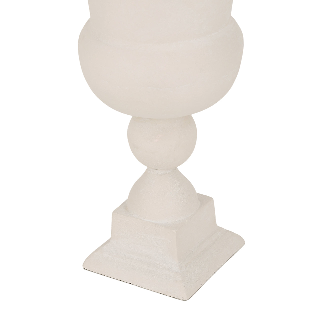 Neutral Stone Textured Tall Urn Vase | Medium