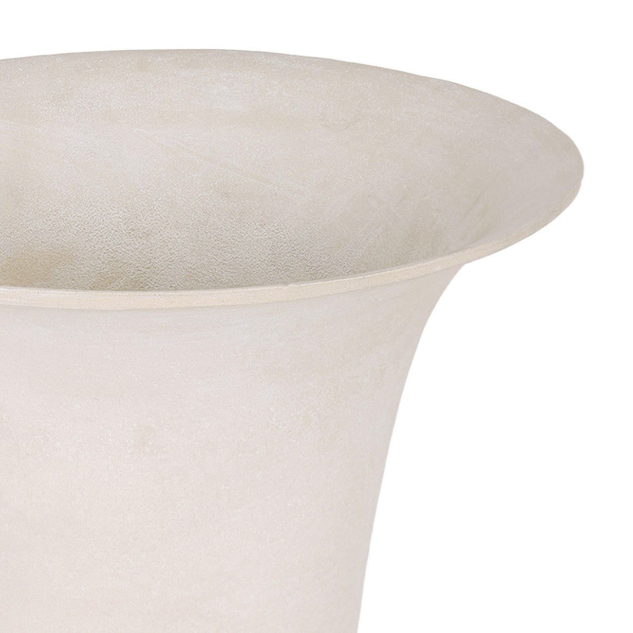 Neutral Stone Textured Tall Urn Vase | Large