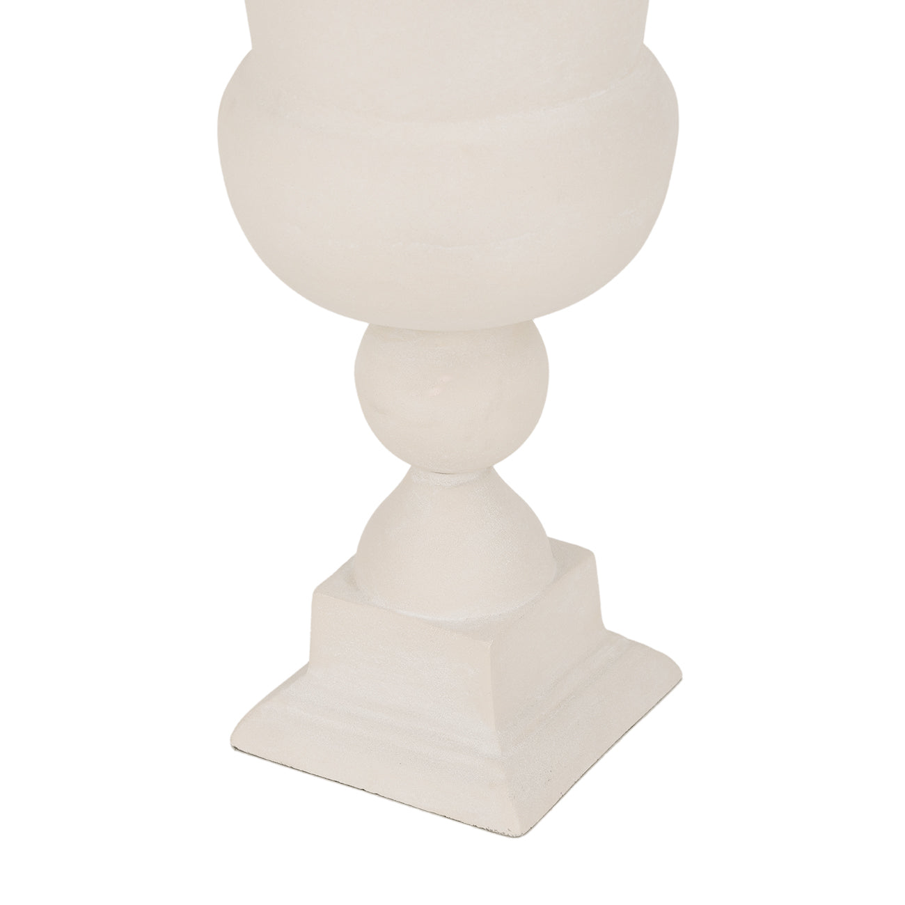 Neutral Stone Textured Tall Urn Vase | Large