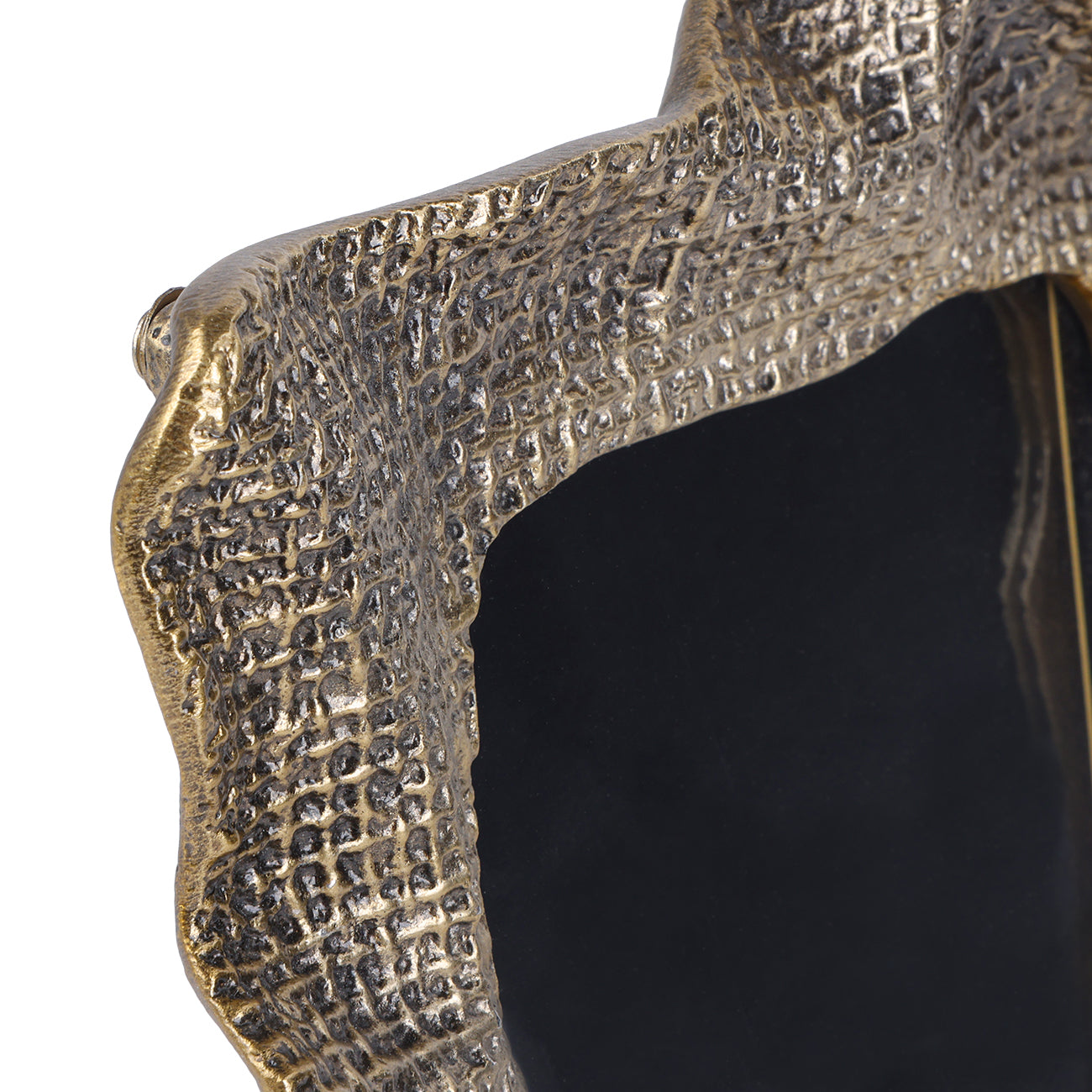 Aged Gold Molten Weave Photo Frame 5x7