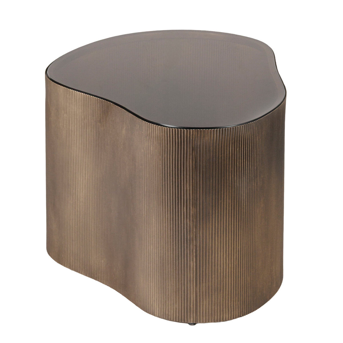 Marble & Glass Gold Coffee Table Set