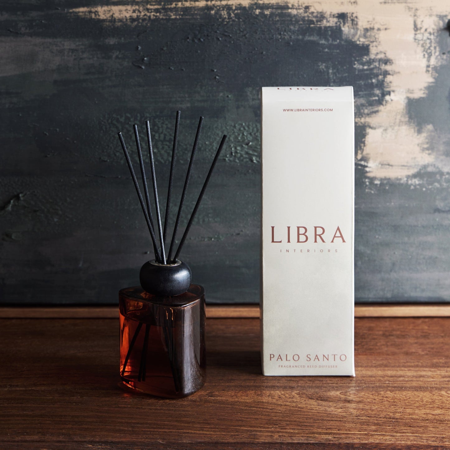 Amber Glass Reed Diffuser Palo Santo, Amyris & Clove 200ml