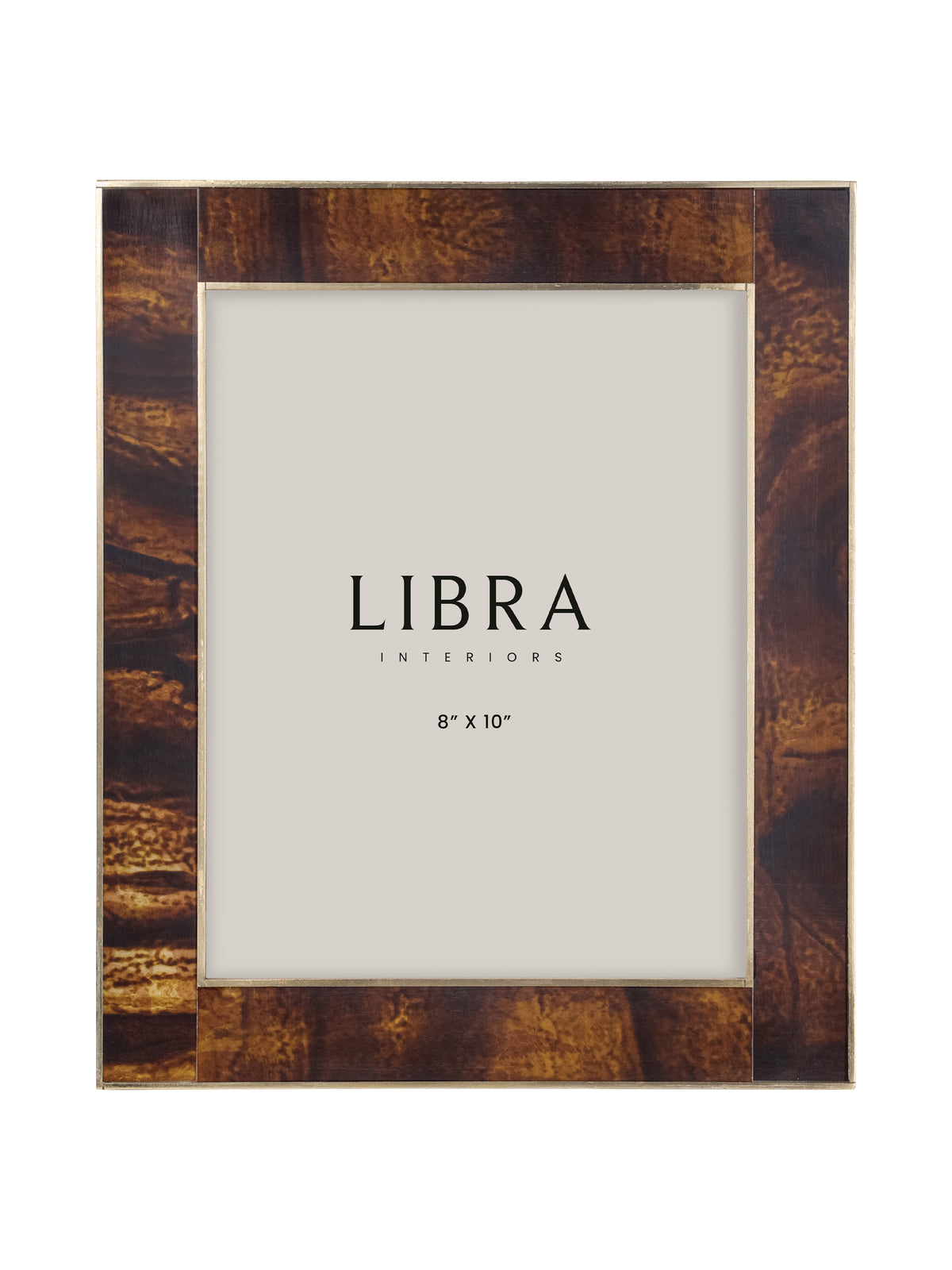 Luxury Brown Resin Photo Frame 5x7