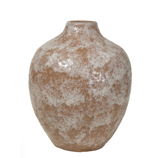 Antique Taupe Reactive Glaze Vase | Large