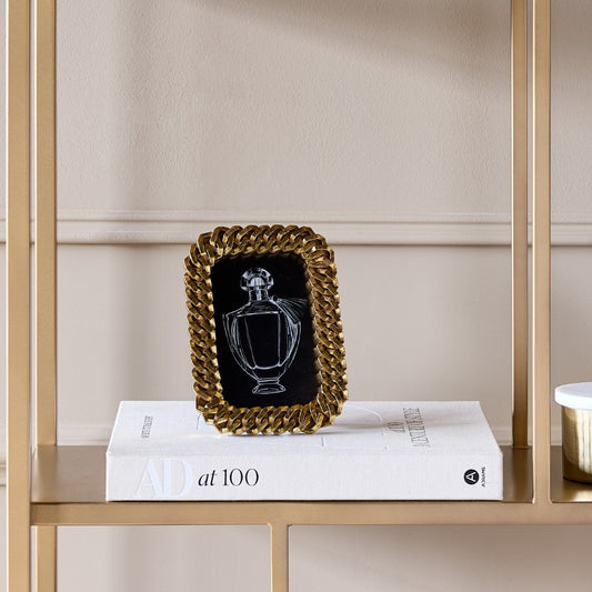 Gold Chain Photo Frame 4x6cm