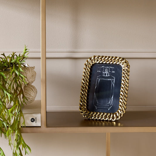 Gold Chain Photo Frame 5x7cm