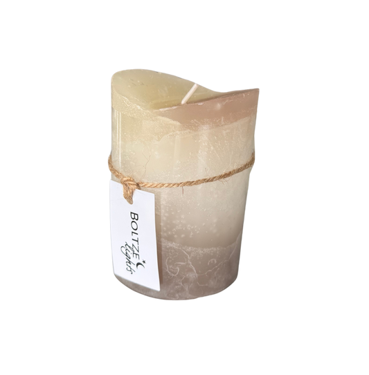 Light Nude Neutral Ombré Candle