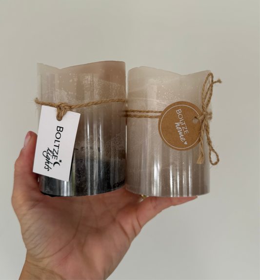 Light Nude Neutral Ombré Candle