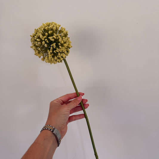 Green Allium Artificial Flower Stem