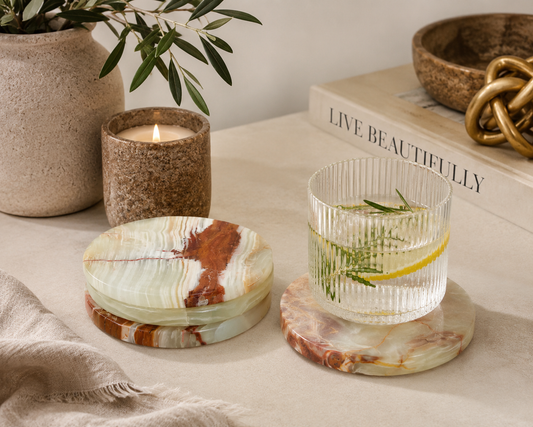 Onyx Set Of 4 Coasters