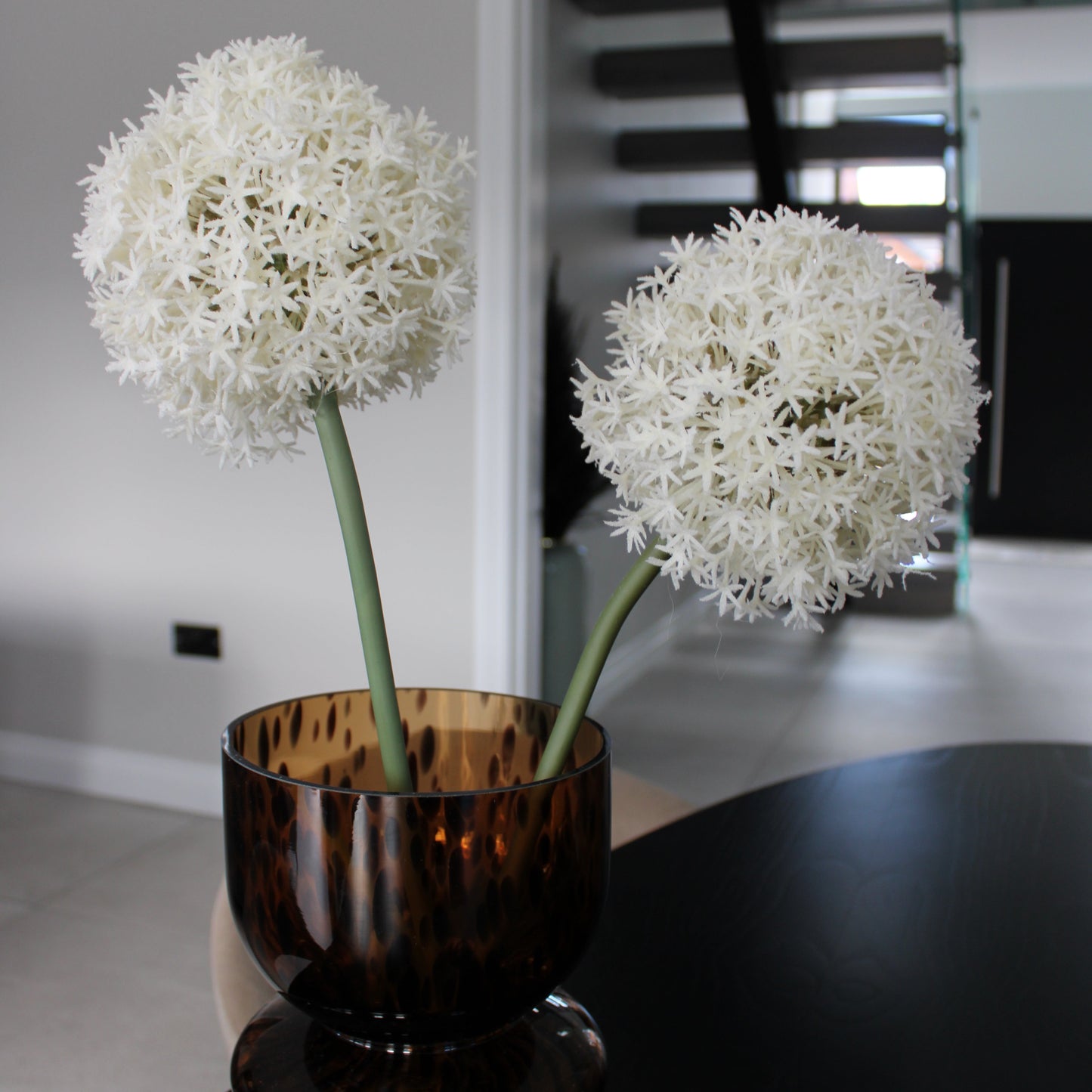 Ivory Allium Artificial Flower Stem