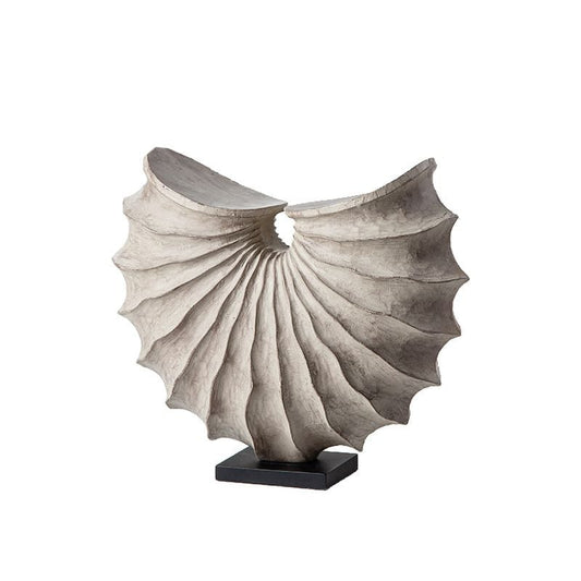 Luxury Stone Look Resin Shell Sculpture Ornament