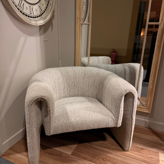 Grey Toned Accent Armchair