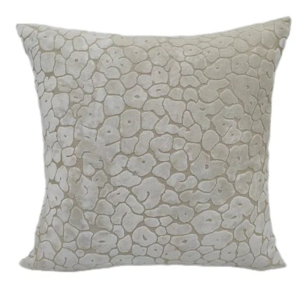 Ivory Large Luxury Pattered Decorative Cushion