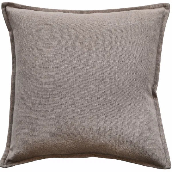 Small Taupe Decorative Cushion